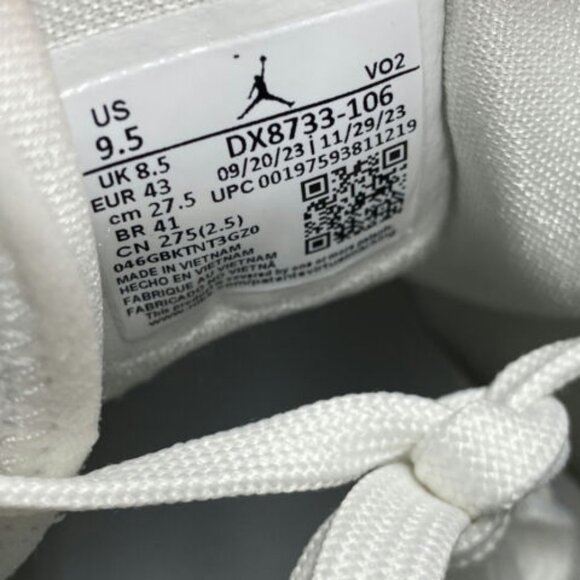 Nike Jordan Luka 2 Low Mens Basketball Shoes White DX8733-106 VNDS Sz 9.5 - Picture 7 of 7